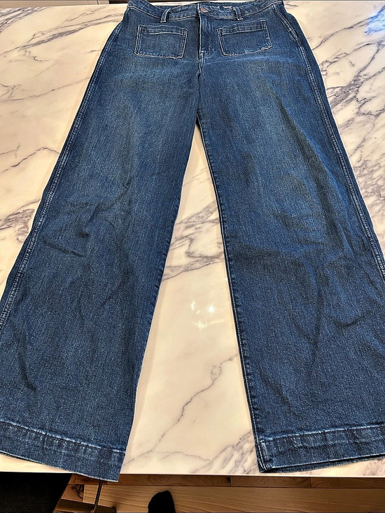 Old Navy Denim - Old Navy Extra High-Rise Wide-Leg Jean Blue Size 12 Tall